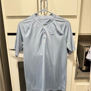 Nike Men's Sky Blue Casual Shirt